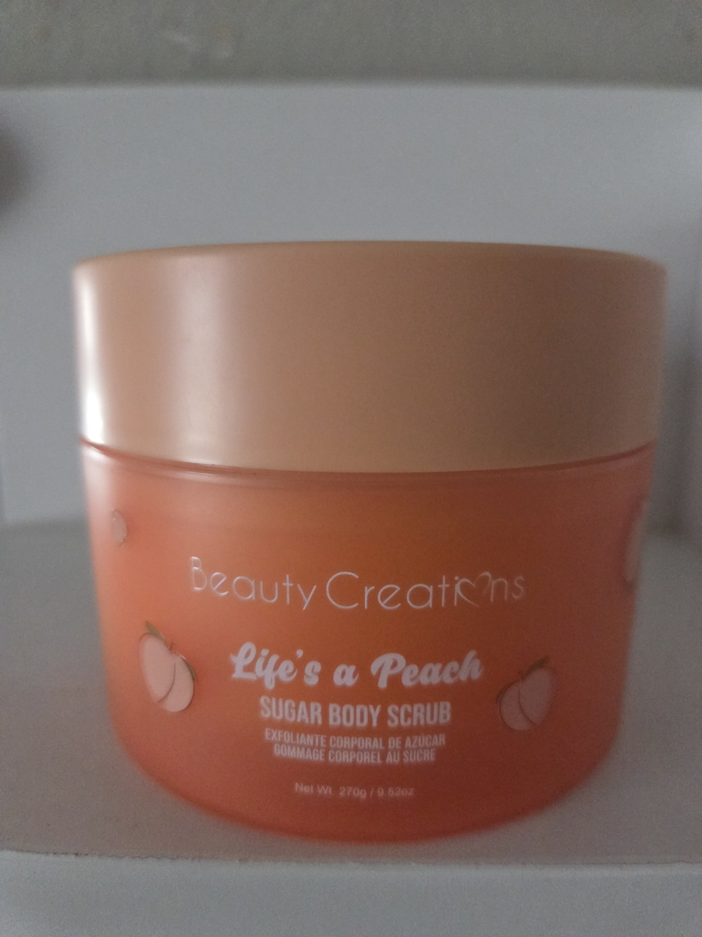 Beauty Creations Peach-Tone Sugar Body Scrub